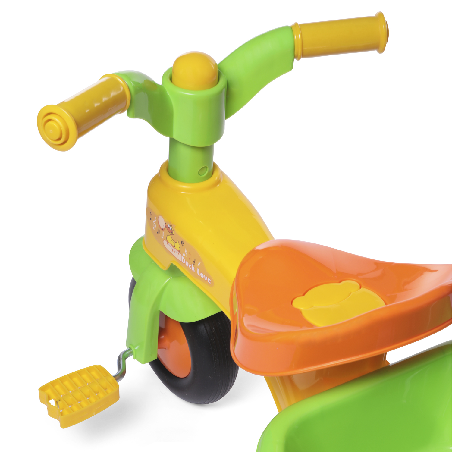 Каталка детская BabyCare Tricycle Желтый - фото 5