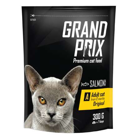Корм для кошек Grand Prix Adult Original лосось 0.3кг