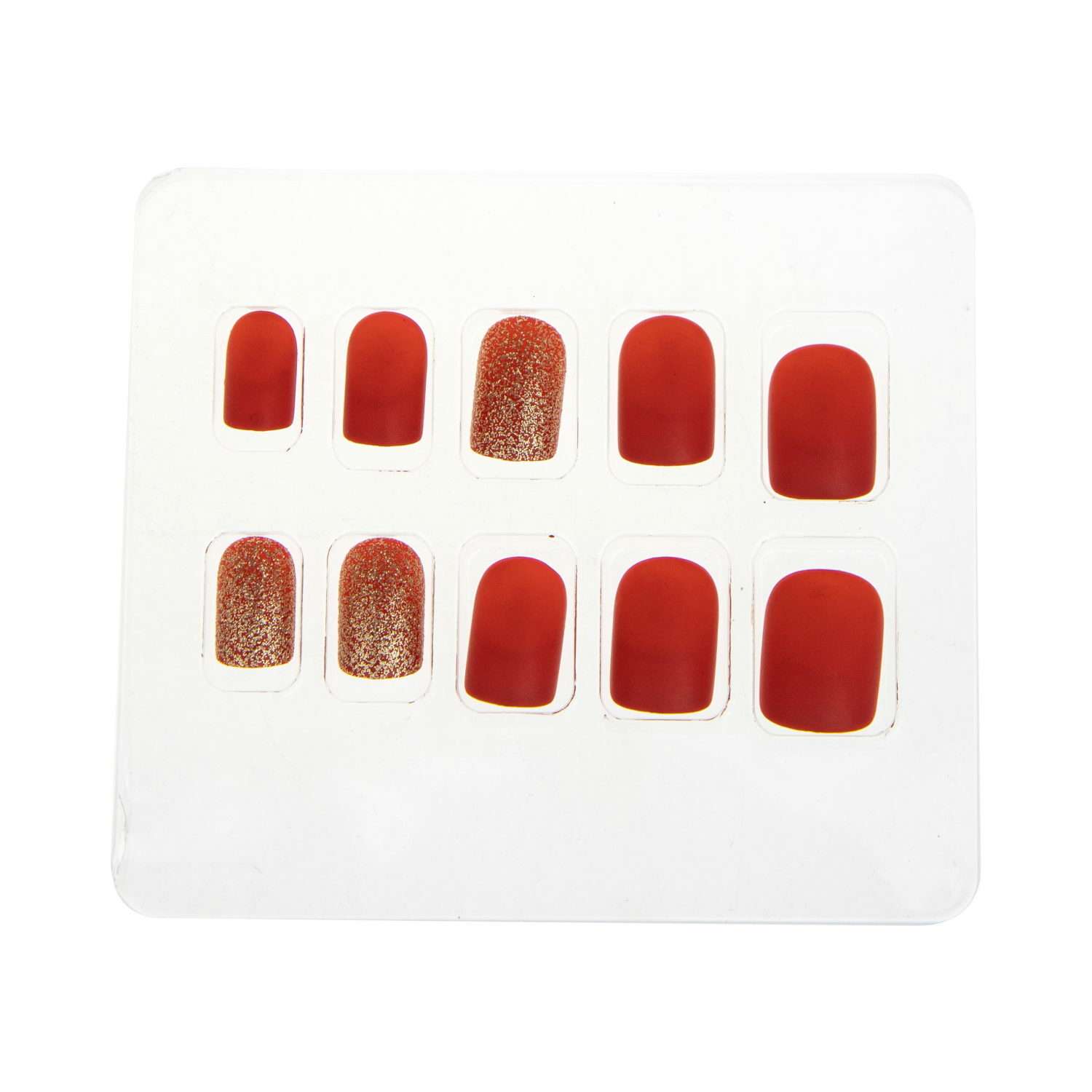 Накладные ногти Lukky 6 Frozen Red - фото 3