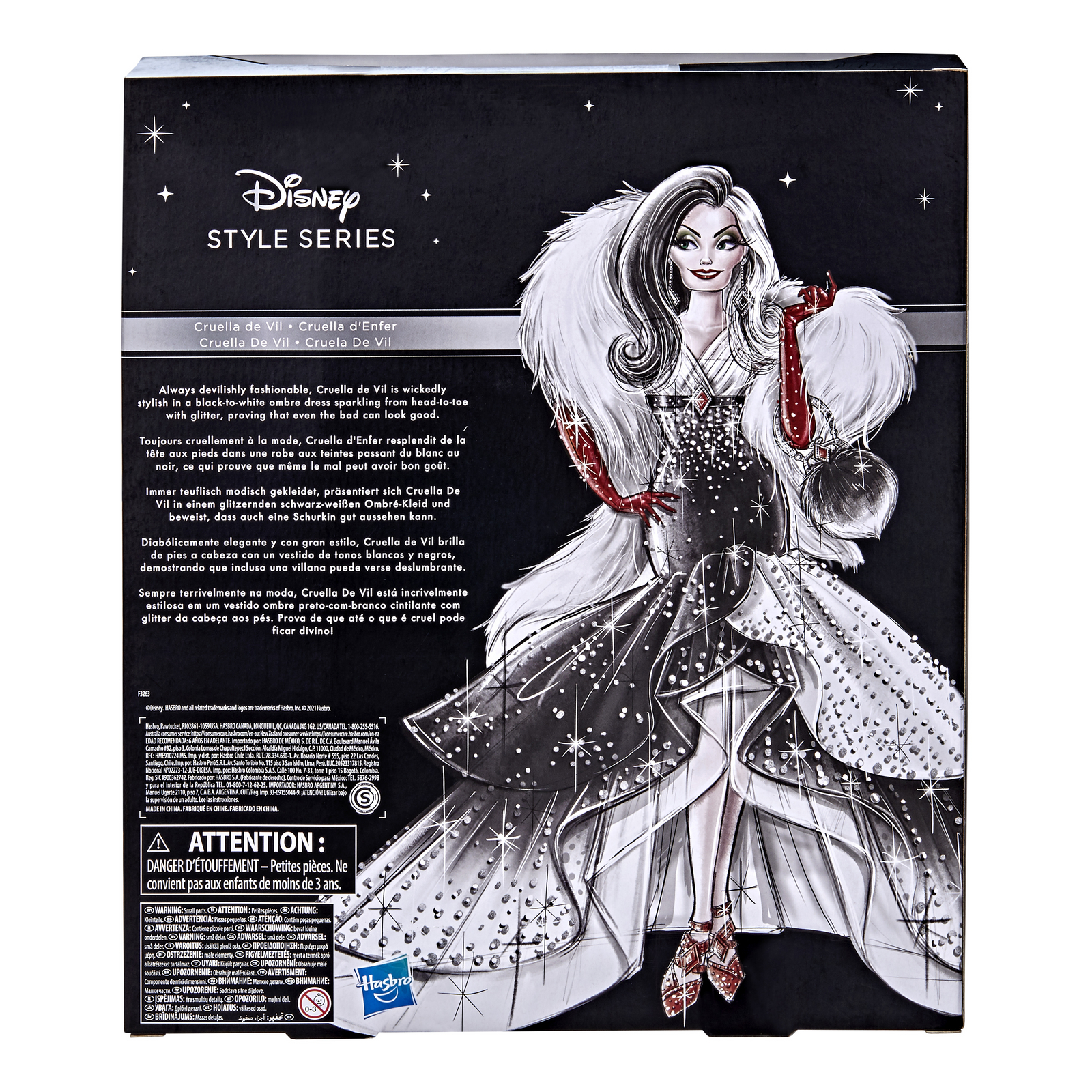 Набор игровой Disney Princess Hasbro Style Series Круэлла F32635L0 F32635L0 - фото 3