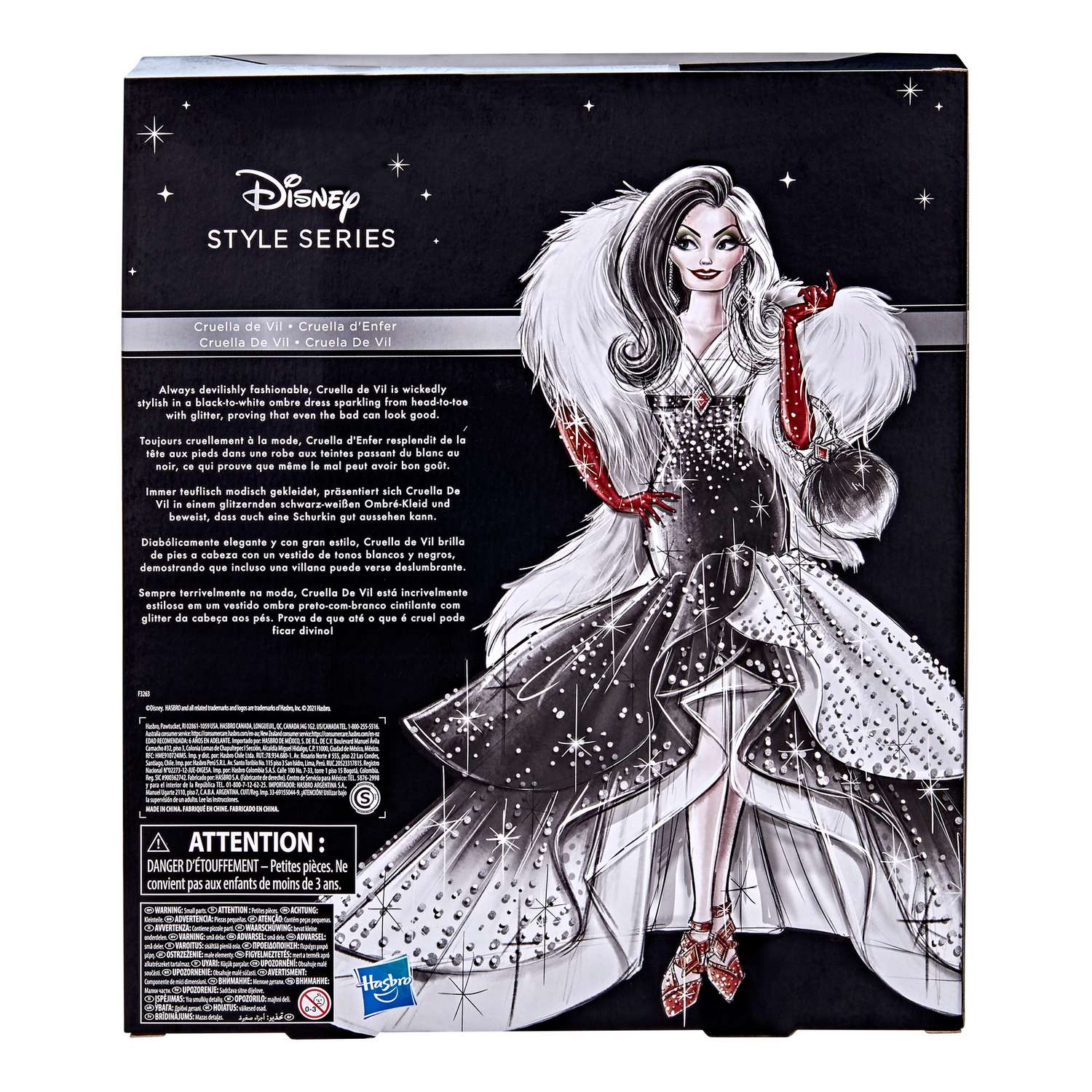 Набор игровой Disney Princess Hasbro Style Series Круэлла F32635L0 F32635L0 - фото 3