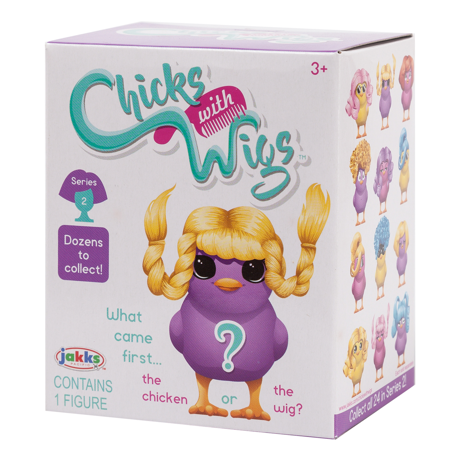 Игрушка CHICKS WITH WIGS Цыпочки в париках в непрозрачной упаковке  (Сюрприз) S2 02794-PDQ купить по цене 99 ₽ в интернет-магазине Детский мир