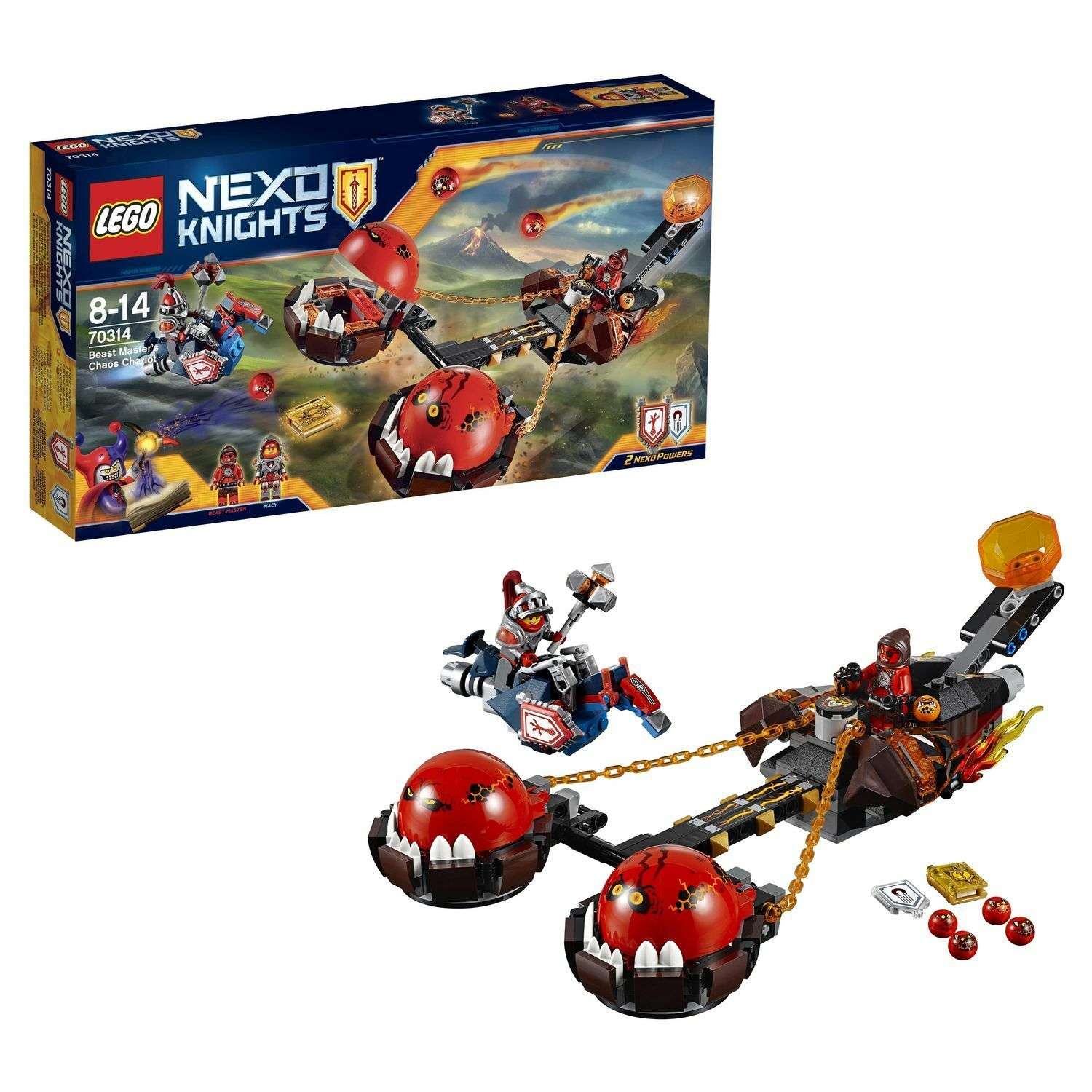Конструктор LEGO Nexo Knights Безумная колесница Укротителя (70314) - фото 1