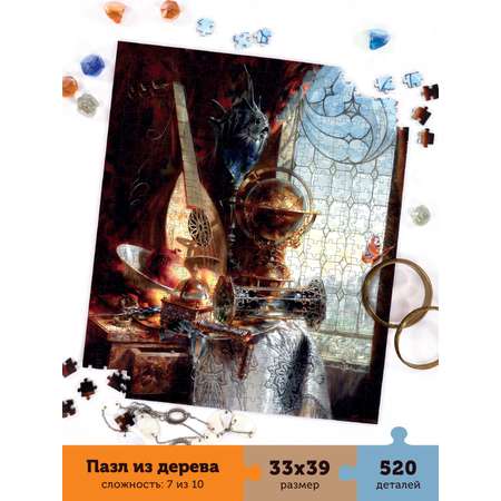 Пазл деревянный Collaba puzzle большие. Чужое окно