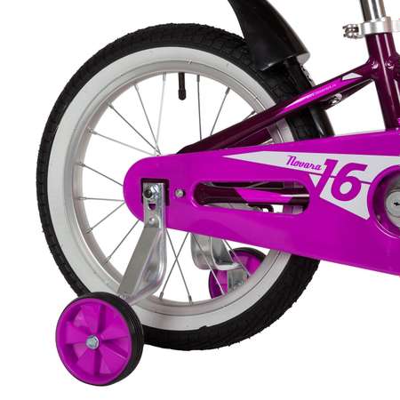 Велосипед 16 фиолетовый. NOVATRACK NOVARA