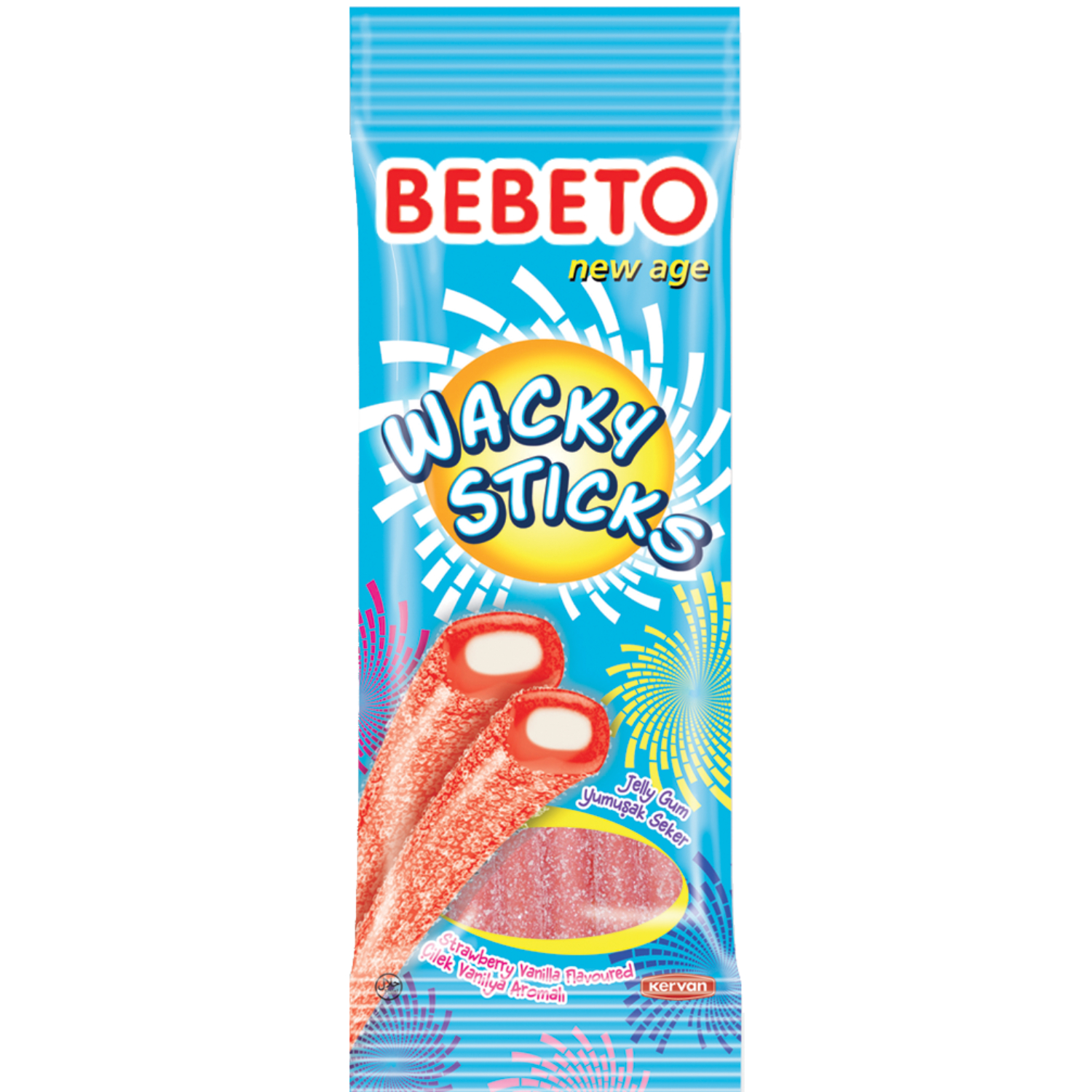 Мармелад жевательный Bebeto Wacky sticks 75г - фото 1