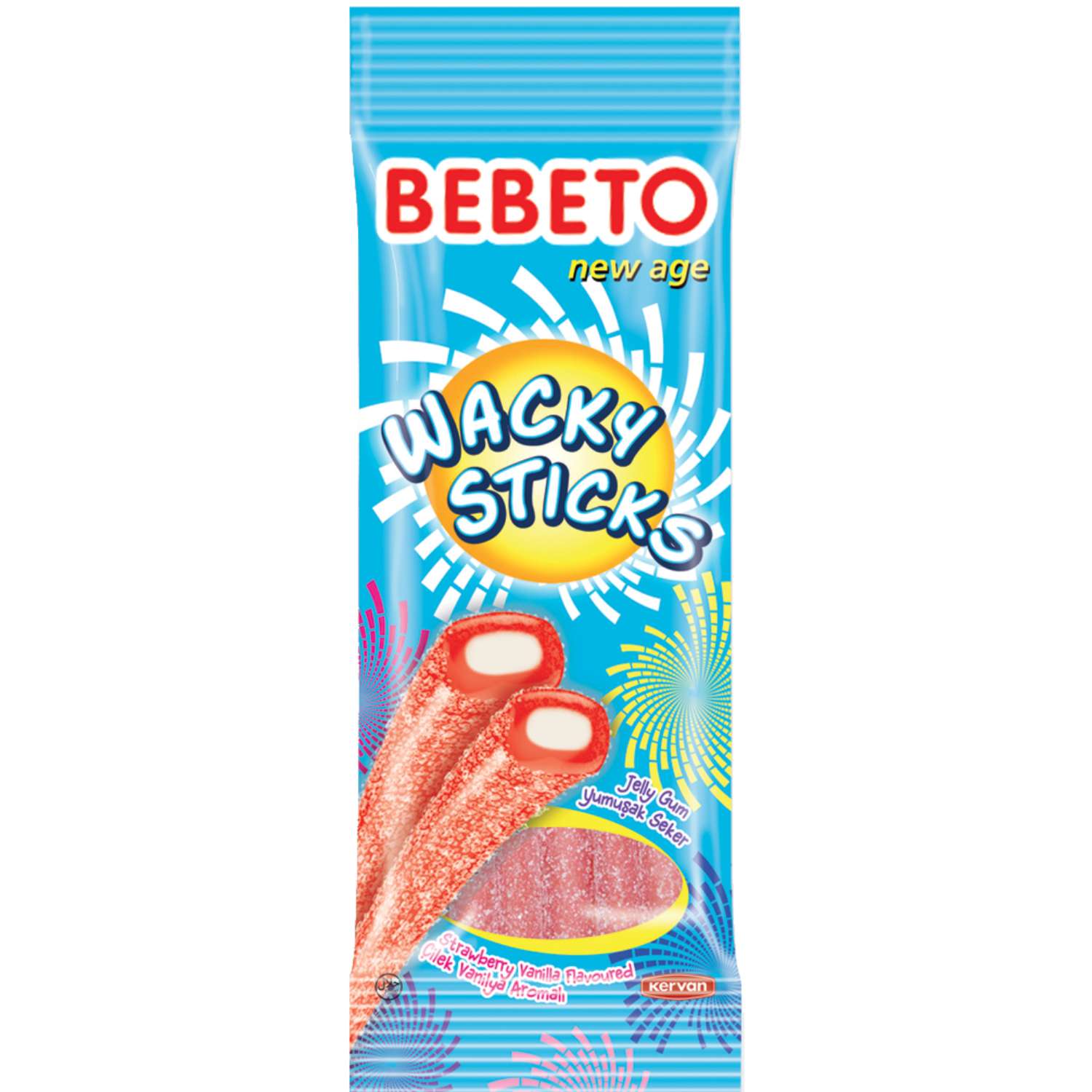 Мармелад жевательный Bebeto Wacky sticks 75г - фото 1