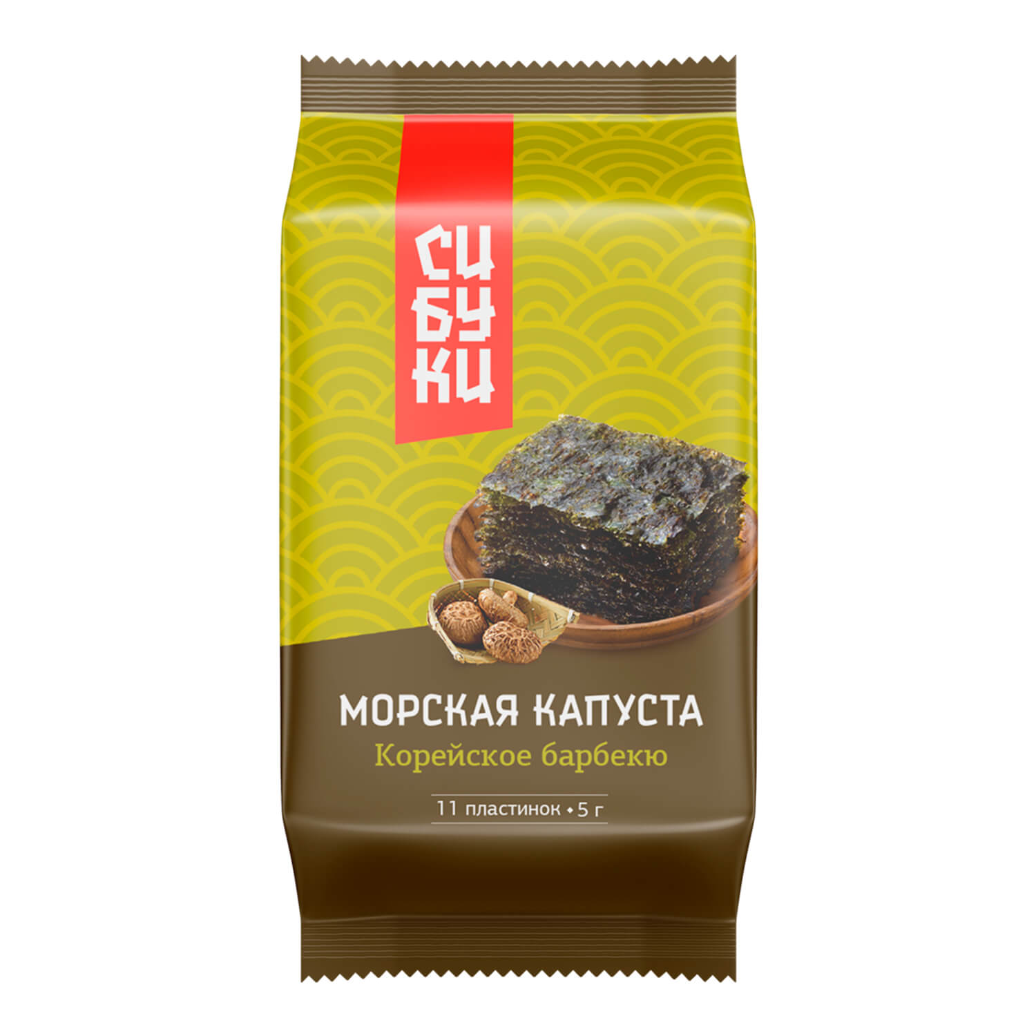 Чипсы Сибуки морская капуста-корейское барбекю 5г - фото 1