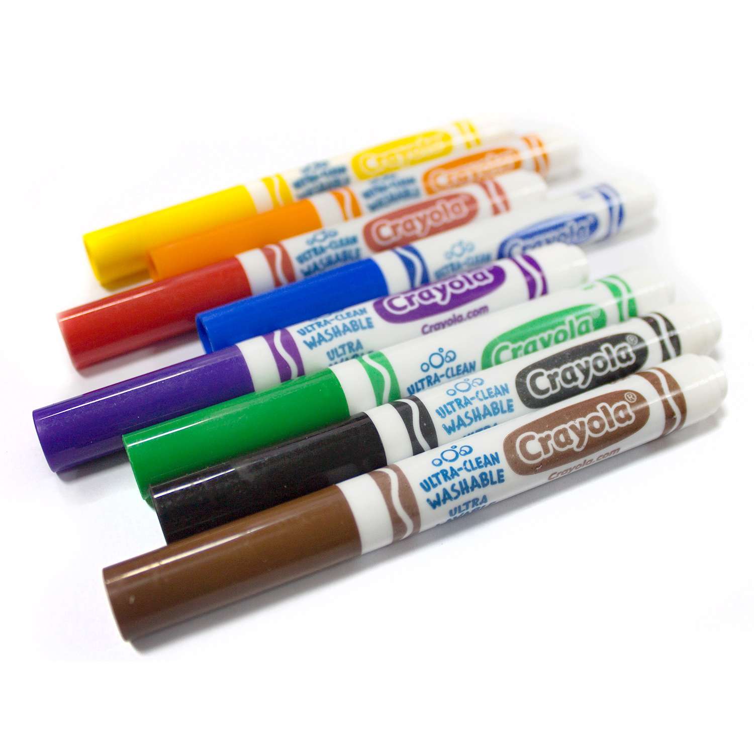 Смываемые фломастеры Crayola Супер чисто с толстым наконечником, 8 шт. - фото 5