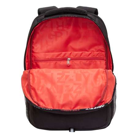 Рюкзак Grizzly Черный-Красный RU-432-3/1