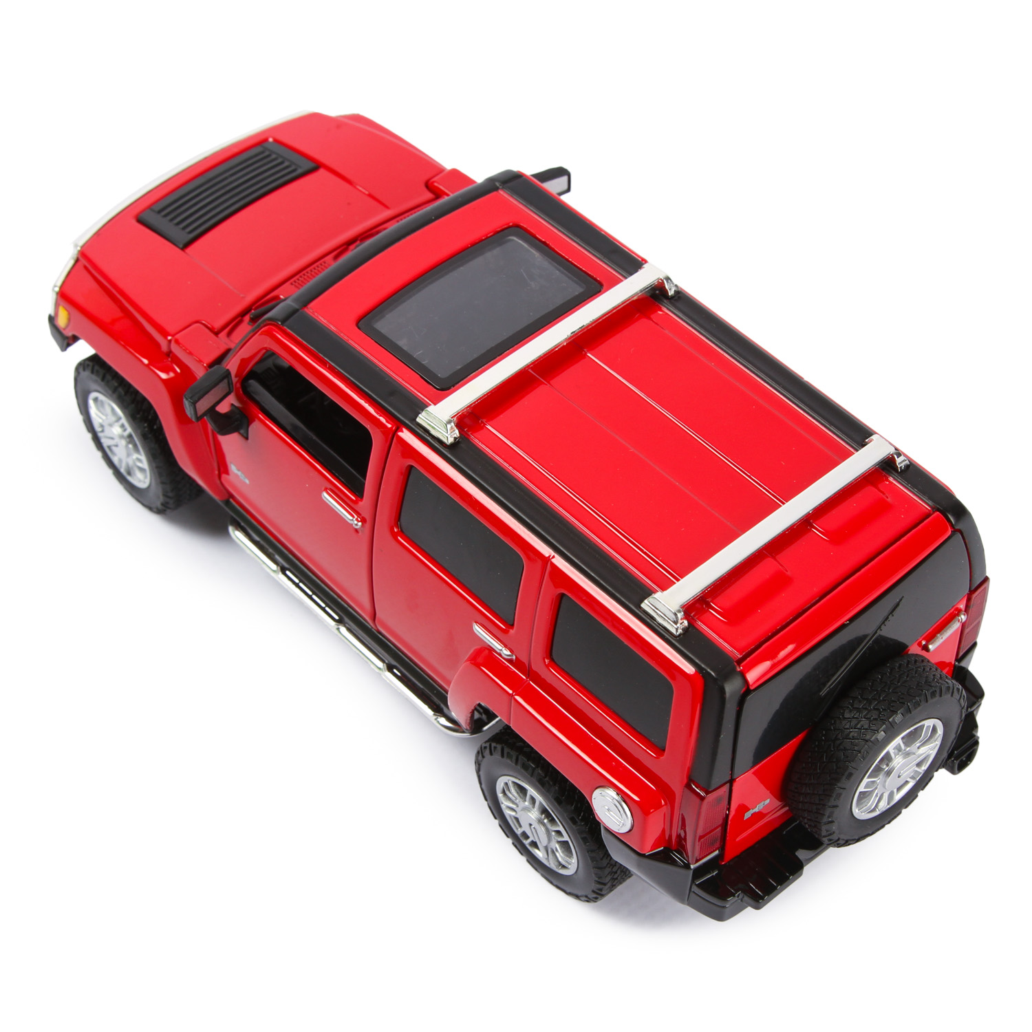 Внедорожник Mobicaro Hummer 1:24 красный 68240A - фото 4