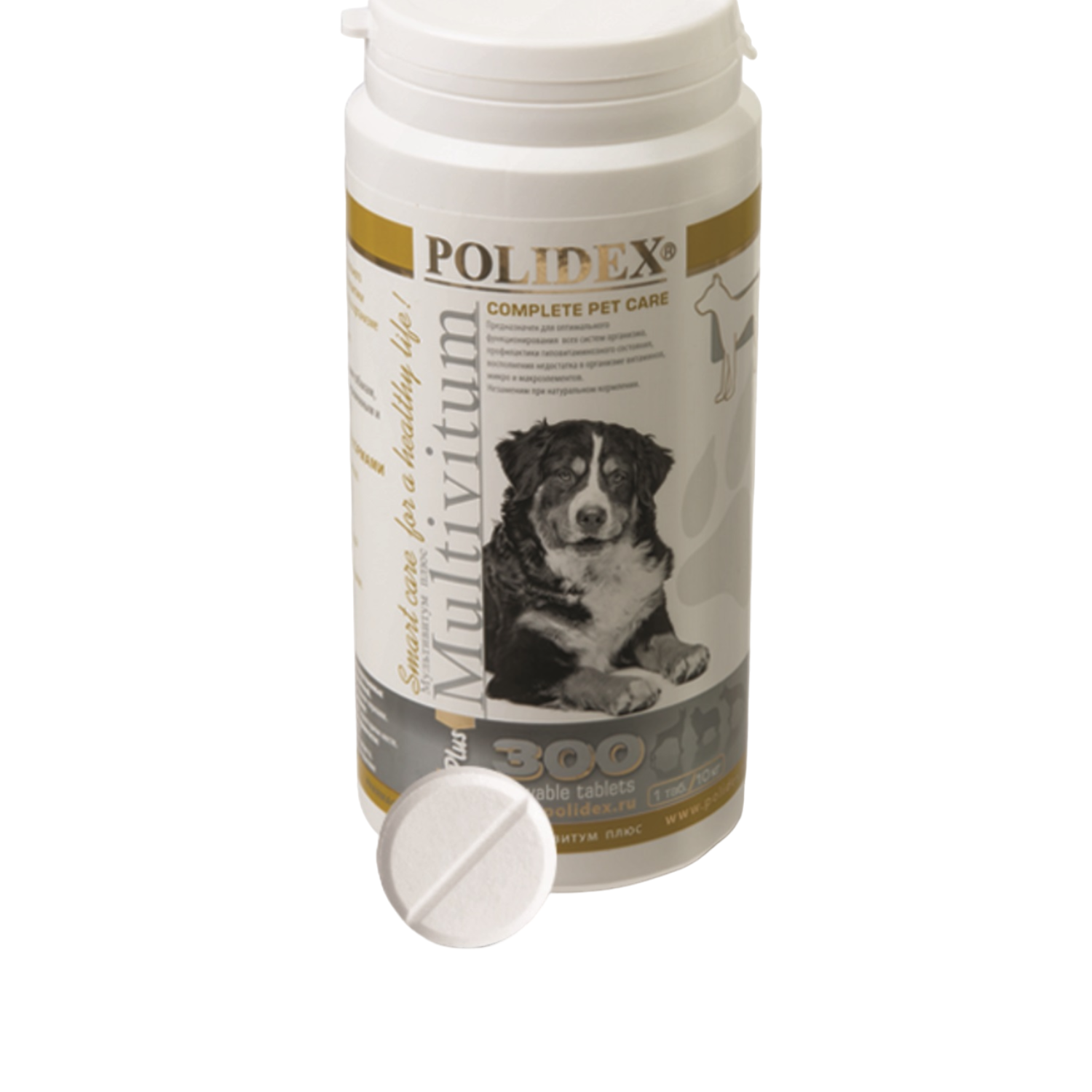 Витамины для собак Polidex Мультивитум плюс 300таблеток - фото 1
