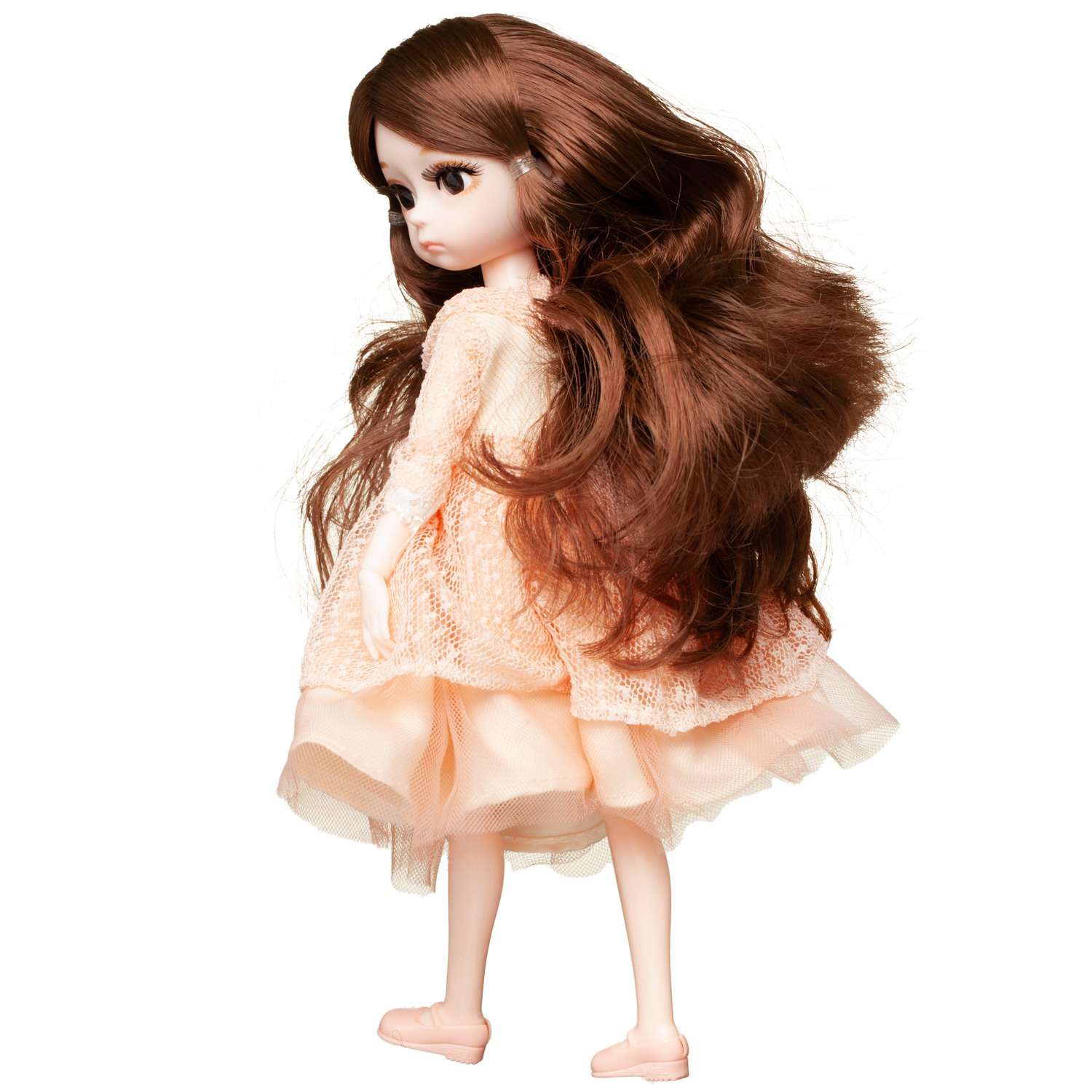 Кукла Junfa в персиковом платье 25 см WJ-37763 - фото 6