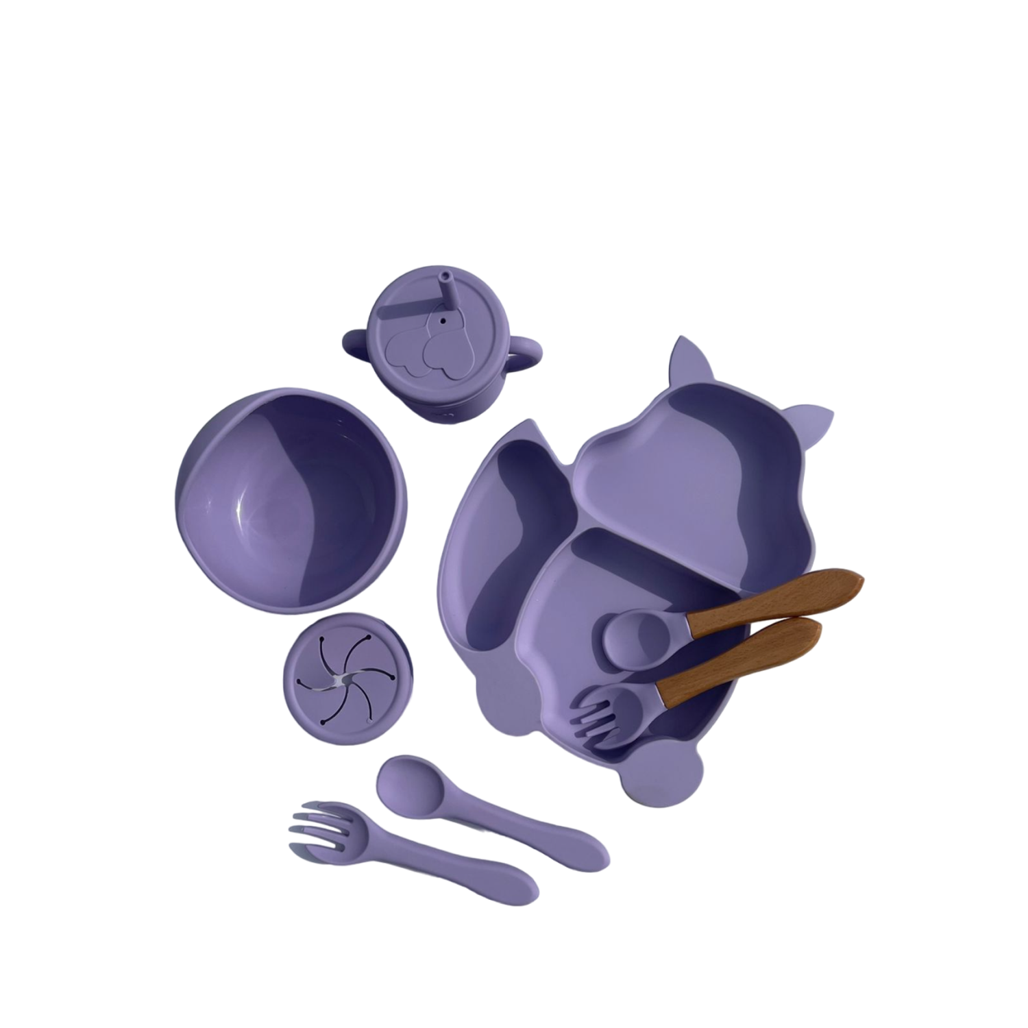 Набор детской посуды PlayKid сиреневый - фото 1