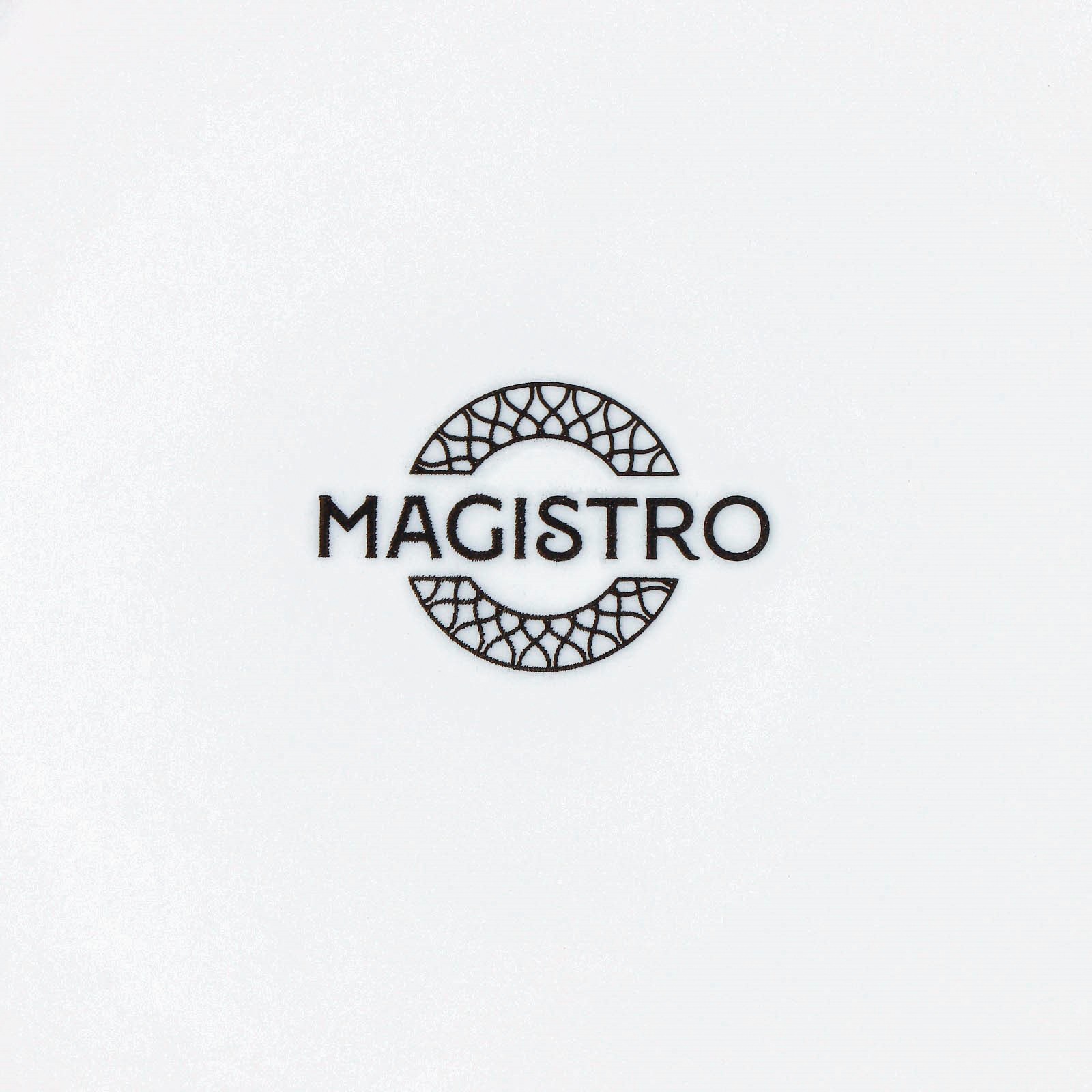 Тарелка MAGISTRO фарфоровая обеденная Magistro Сrotone d= 20 6 см цвет белый - фото 8