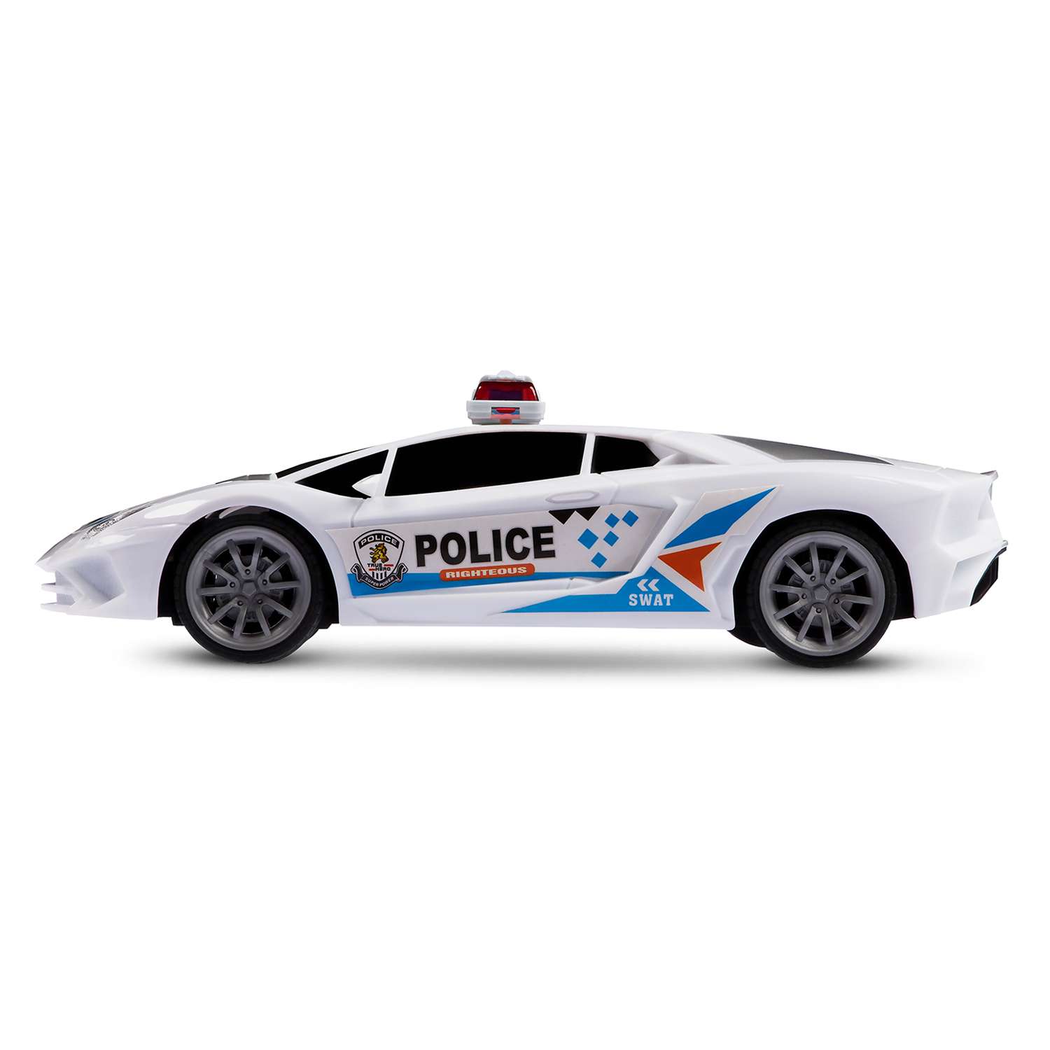 Игрушка на радиоуправлении AUTODRIVE полицейская гоночная с пультом 4 канала JB0404677 - фото 7