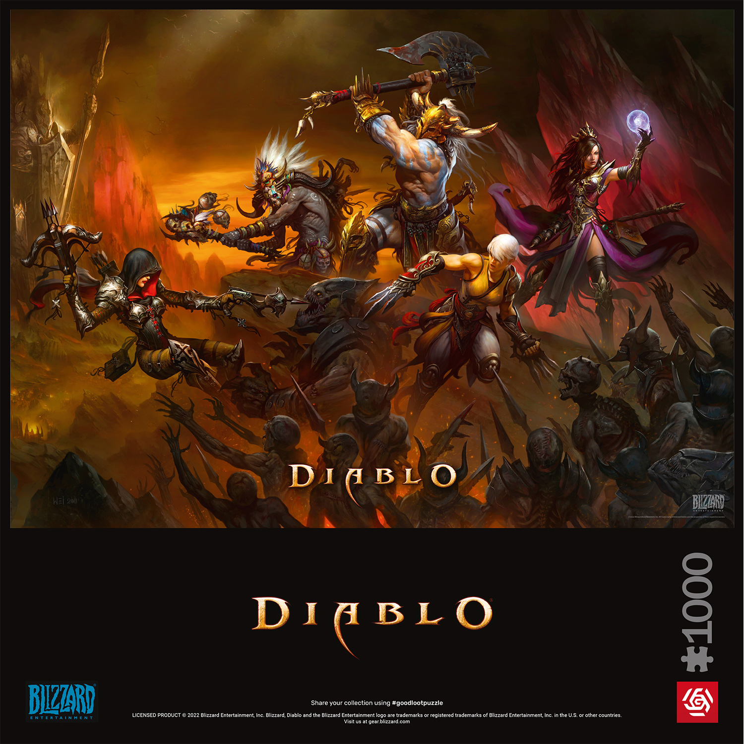 Пазл Good Loot Diablo Heroes Battle - 1000 элементов (Gaming серия) - фото 8