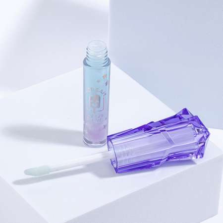 Сияющий блеск для губ ISCREAM Freeze shine тон 01 blue crystal