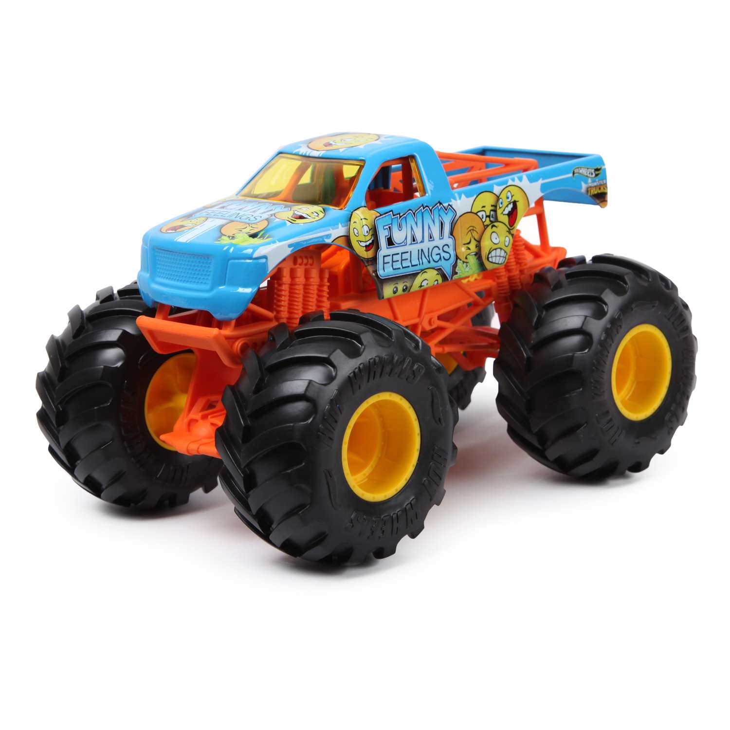 Машинка Hot Wheels Monster Trucks 1:24 Фанни Филингс GBV40 FYJ83 - фото 4