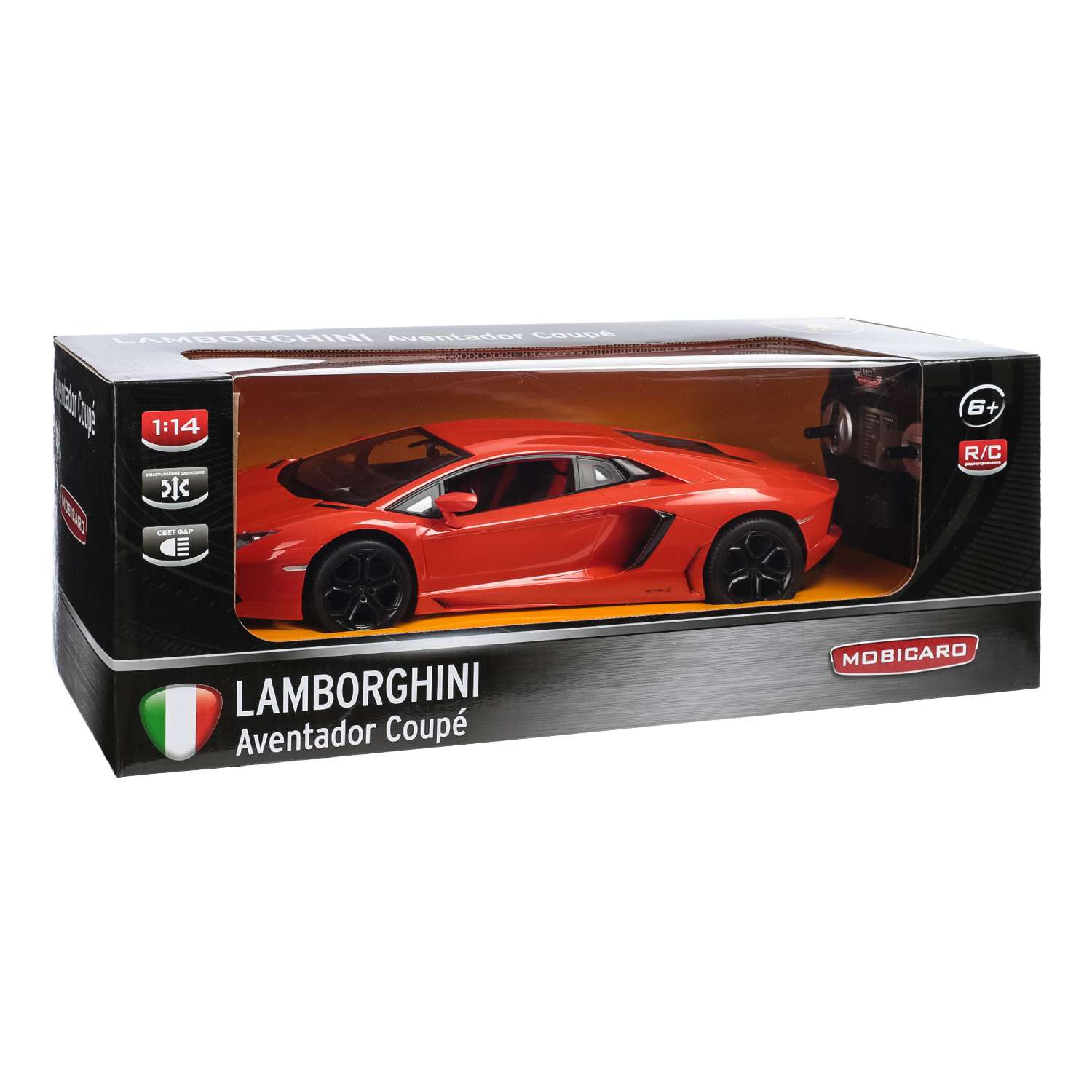 Машинка на радиоуправлении Mobicaro Lamborghini LP700 1:14 34 см Оранжевая - фото 2