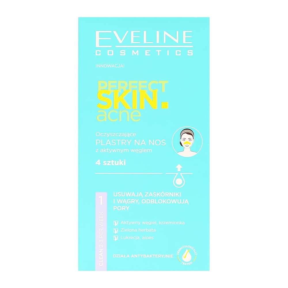 Полоски для носа EVELINE Perfect skin acne глубоко очищающие 4 шт - фото 4