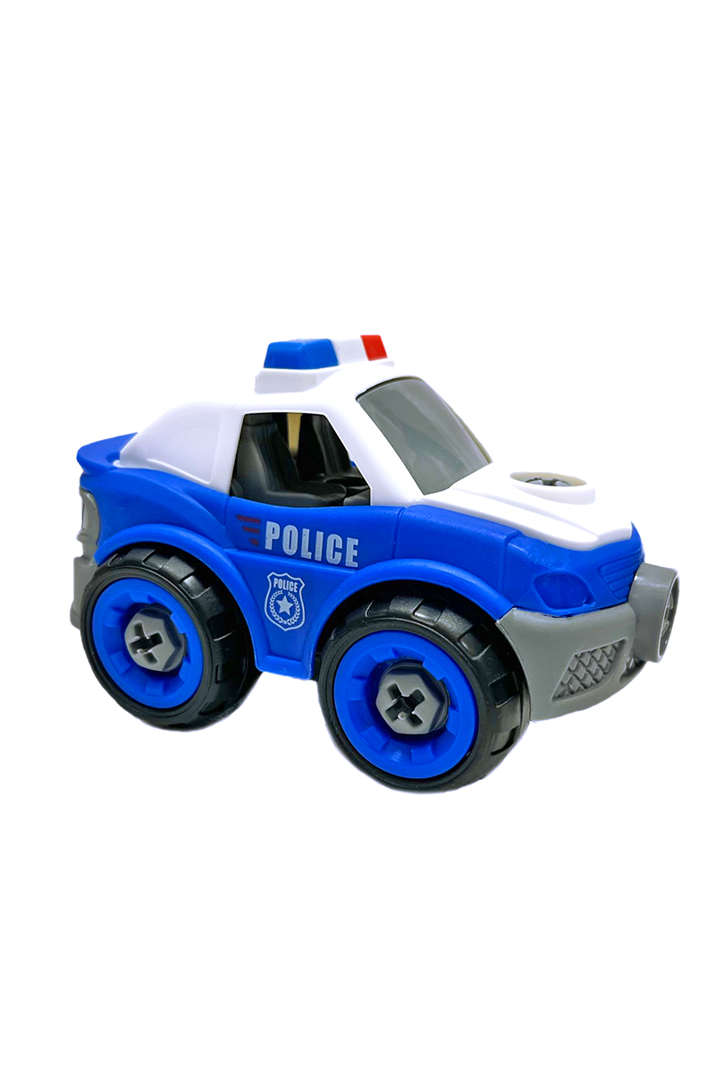 Детский конструктор SHARKTOYS скрутка полицейская машинка - фото 4