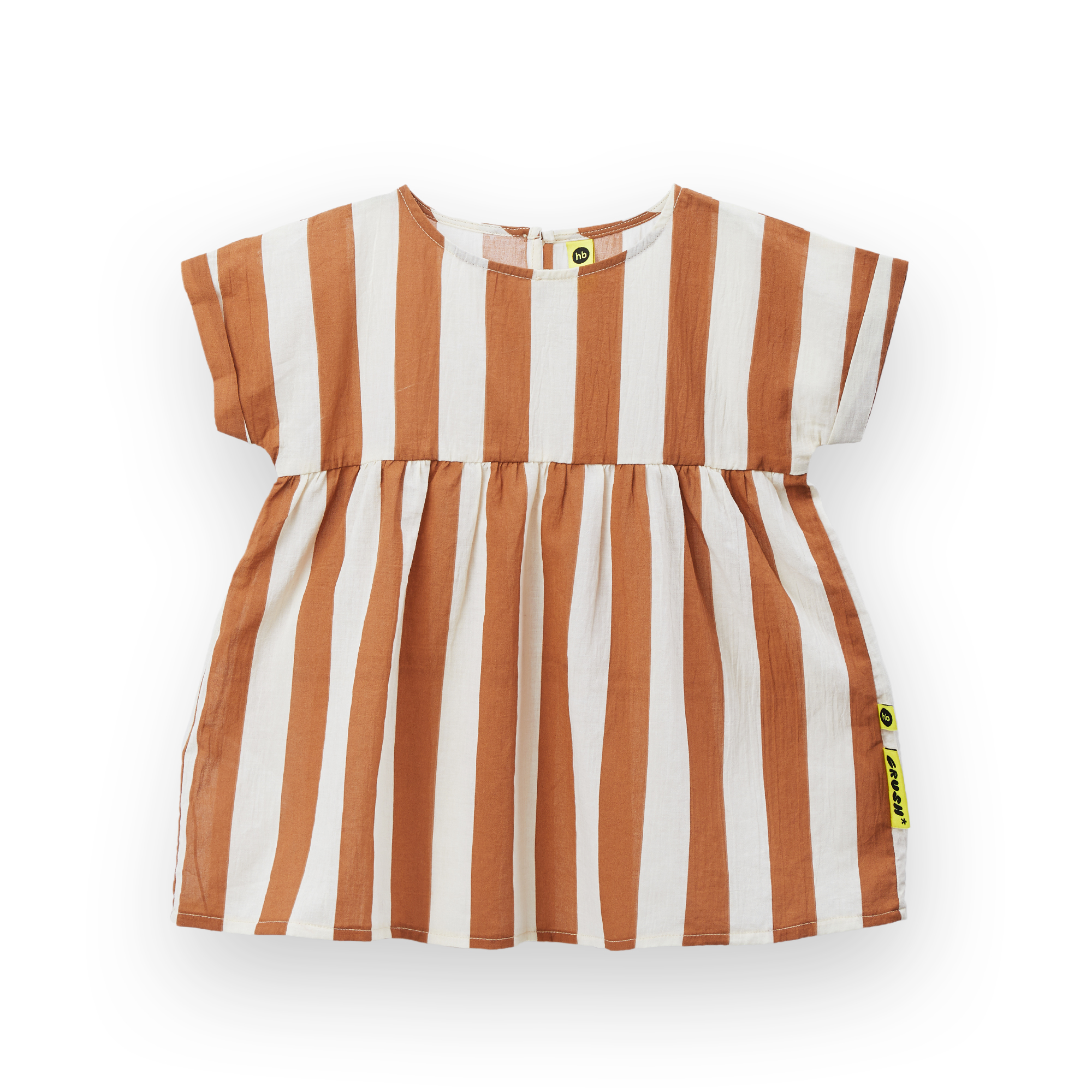 Платье HAPPY BABY 88118-brown stripe - фото 3