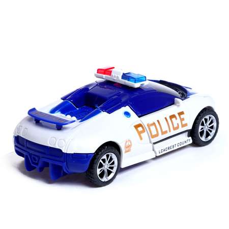 Робот АВТОБОТЫ «Полицейский» трансформируется при столкновении