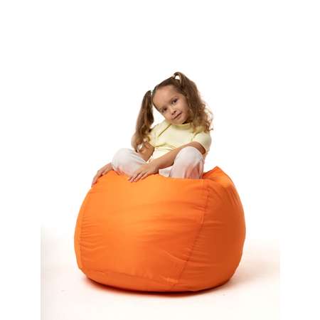 Кресло мешок груша PUFFGARDEN XL оранжевый оксфорд со съемным чехлом