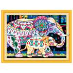 Алмазная мозаика Остров Сокровищ 40х50 см Индийские слоны