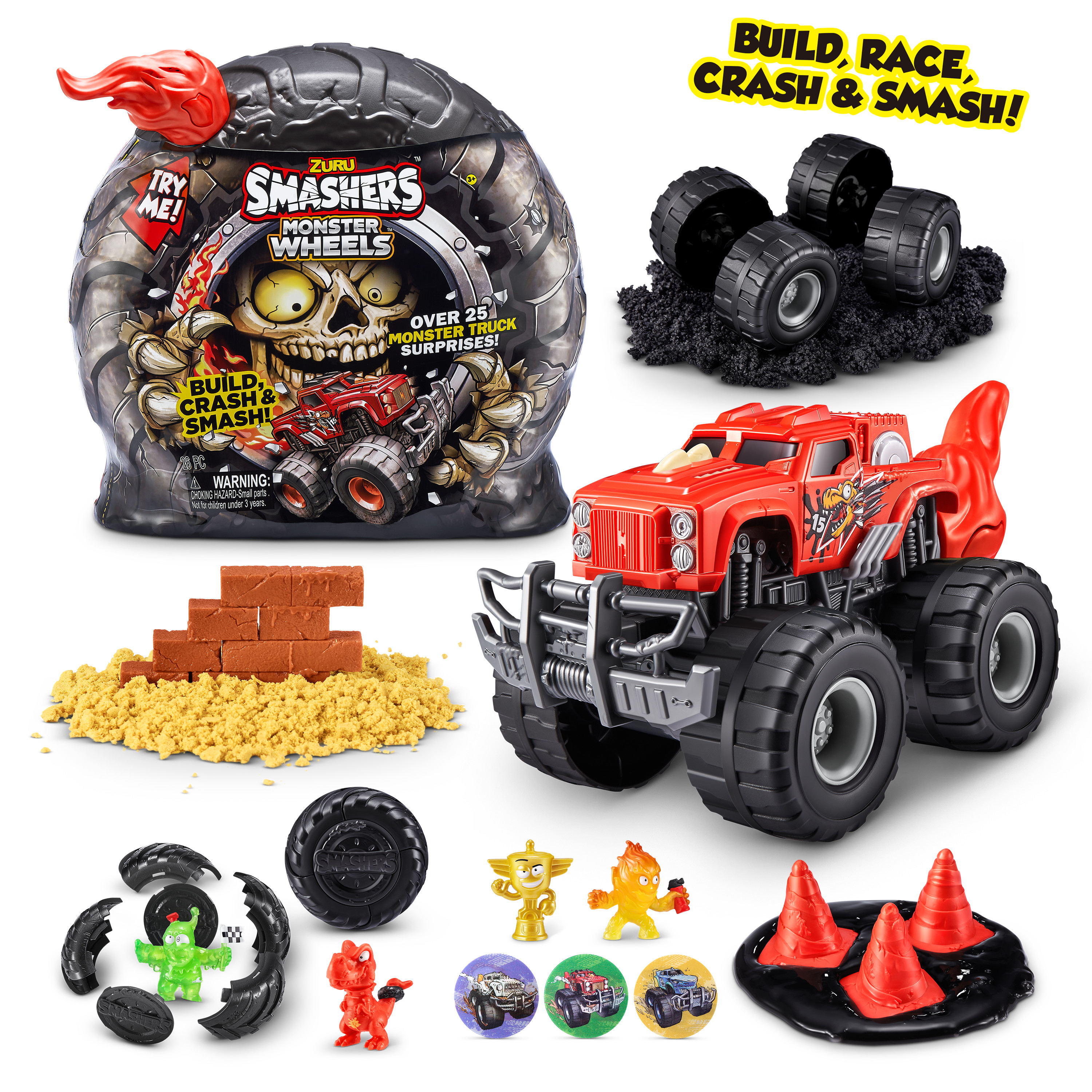 Набор игровой Smashers Monster Truck в непрозрачной упаковке (Сюрприз) 74103 74103 - фото 27