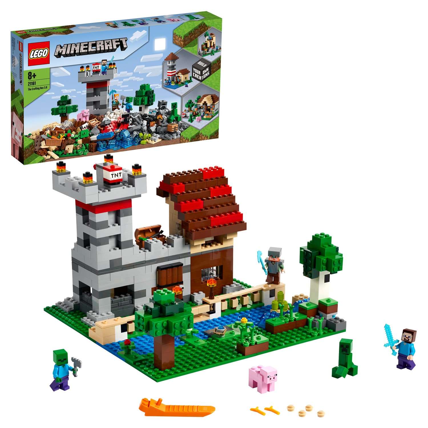 Конструктор LEGO Minecraft Набор для творчества 3.0 21161 - фото 1