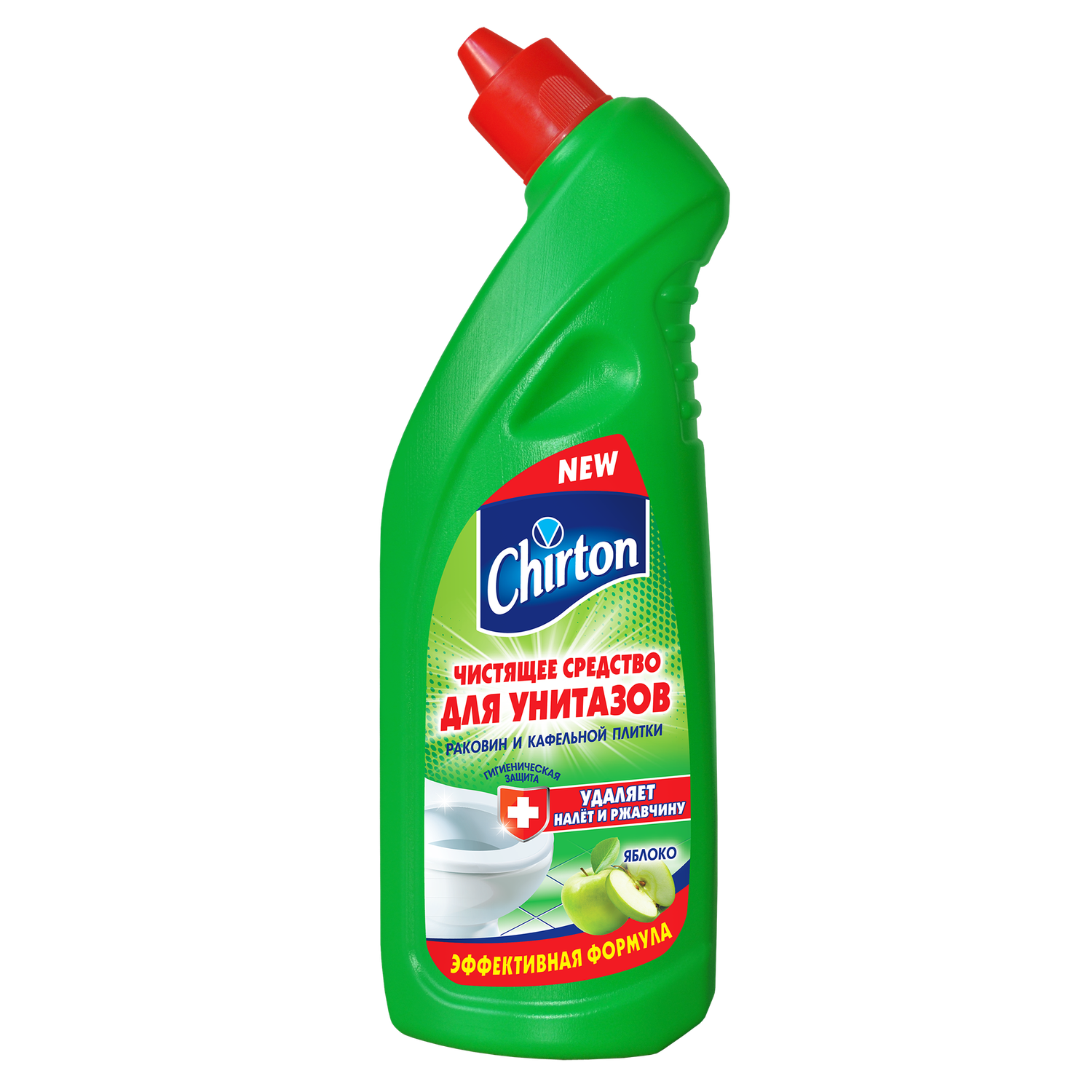 Чистящее средство Chirton для унитаза Яблоко 750 мл - фото 1