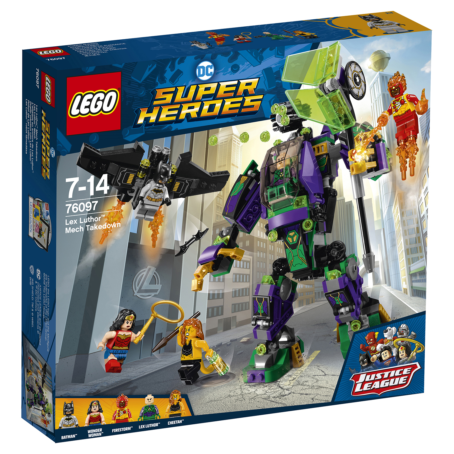 Конструктор LEGO Сражение с роботом Лекса Лютора Super Heroes (76097)  купить по цене 2999 ₽ в интернет-магазине Детский мир