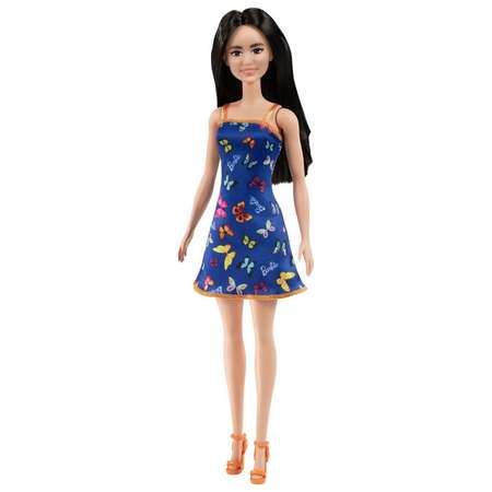 Кукла Barbie Игра с модой в синем платье HBV06