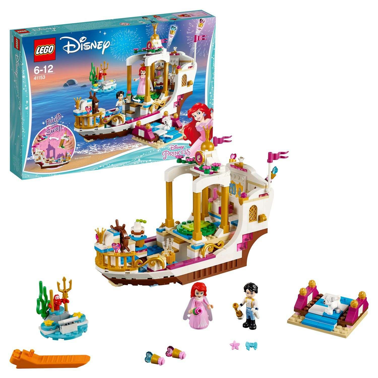 Конструктор LEGO Королевский корабль Ариэль Disney Princess (41153) - фото 1