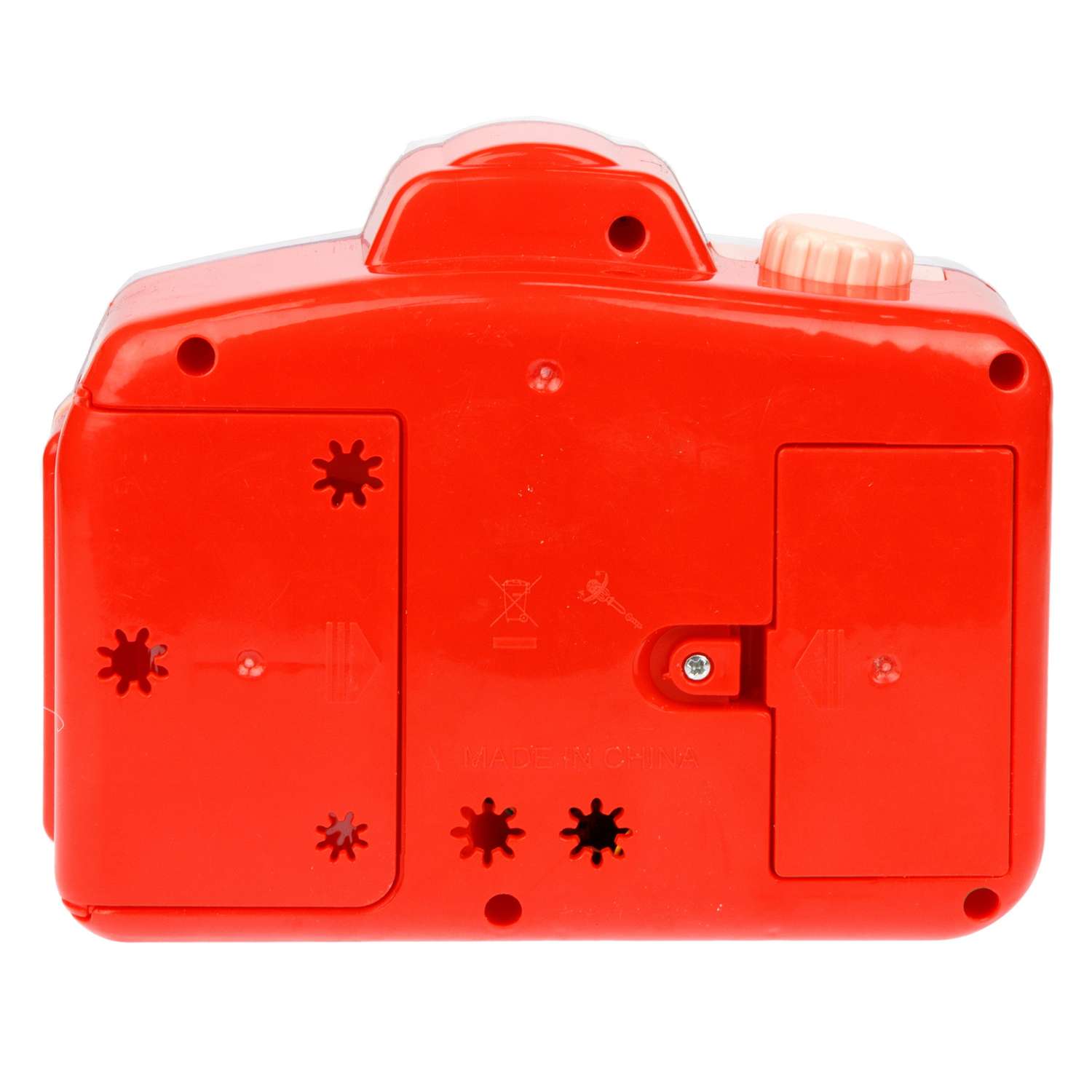Игрушка Мы-шарики Фотоаппарат для пускания мыльных пузырей со светом красный - фото 7