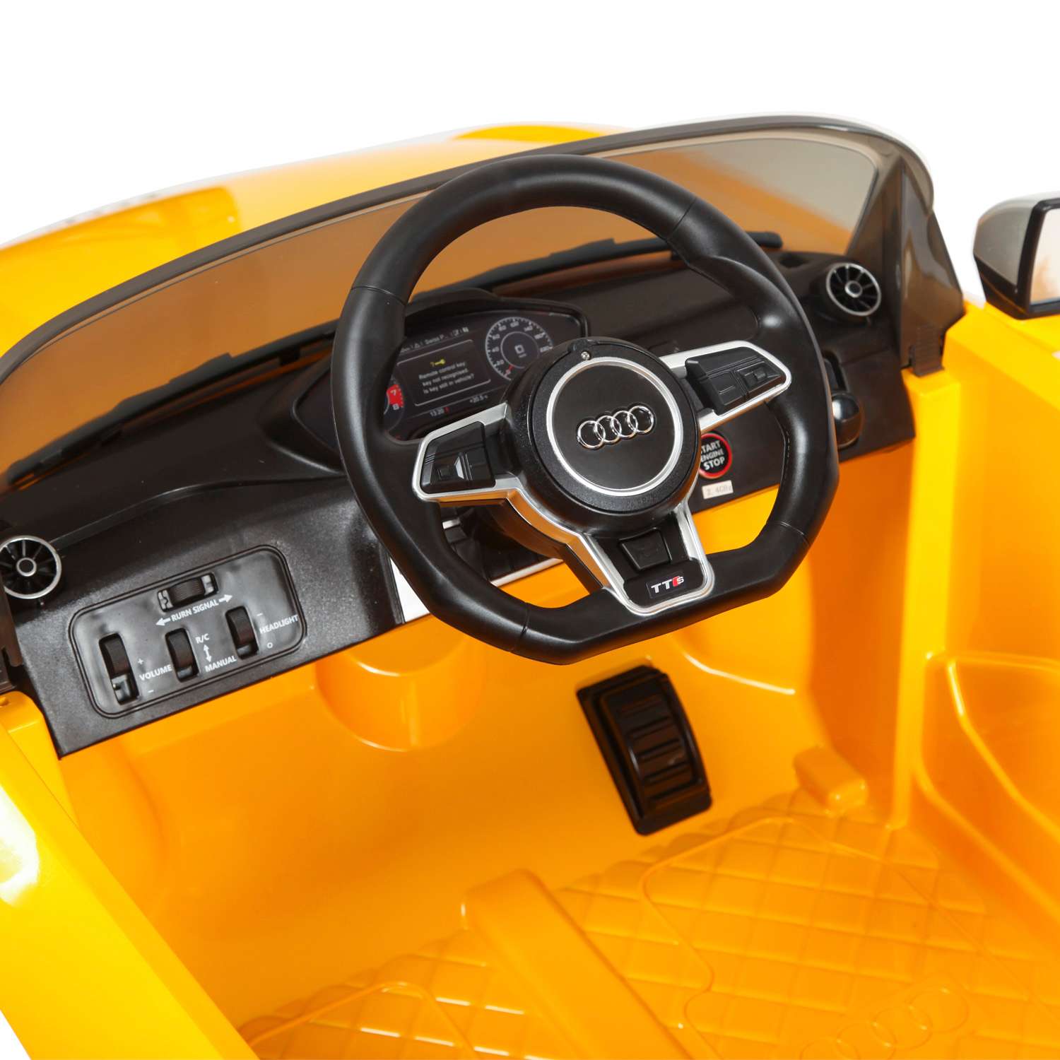 Электромобиль Rastar Audi TTS Roadster Желтый - фото 14