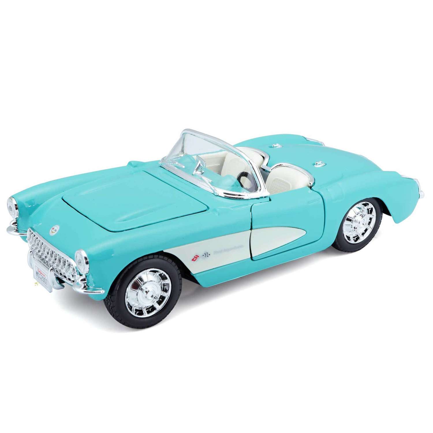 Машина MAISTO 1:24 Chevrolet Corvette 1957 31275 - фото 1