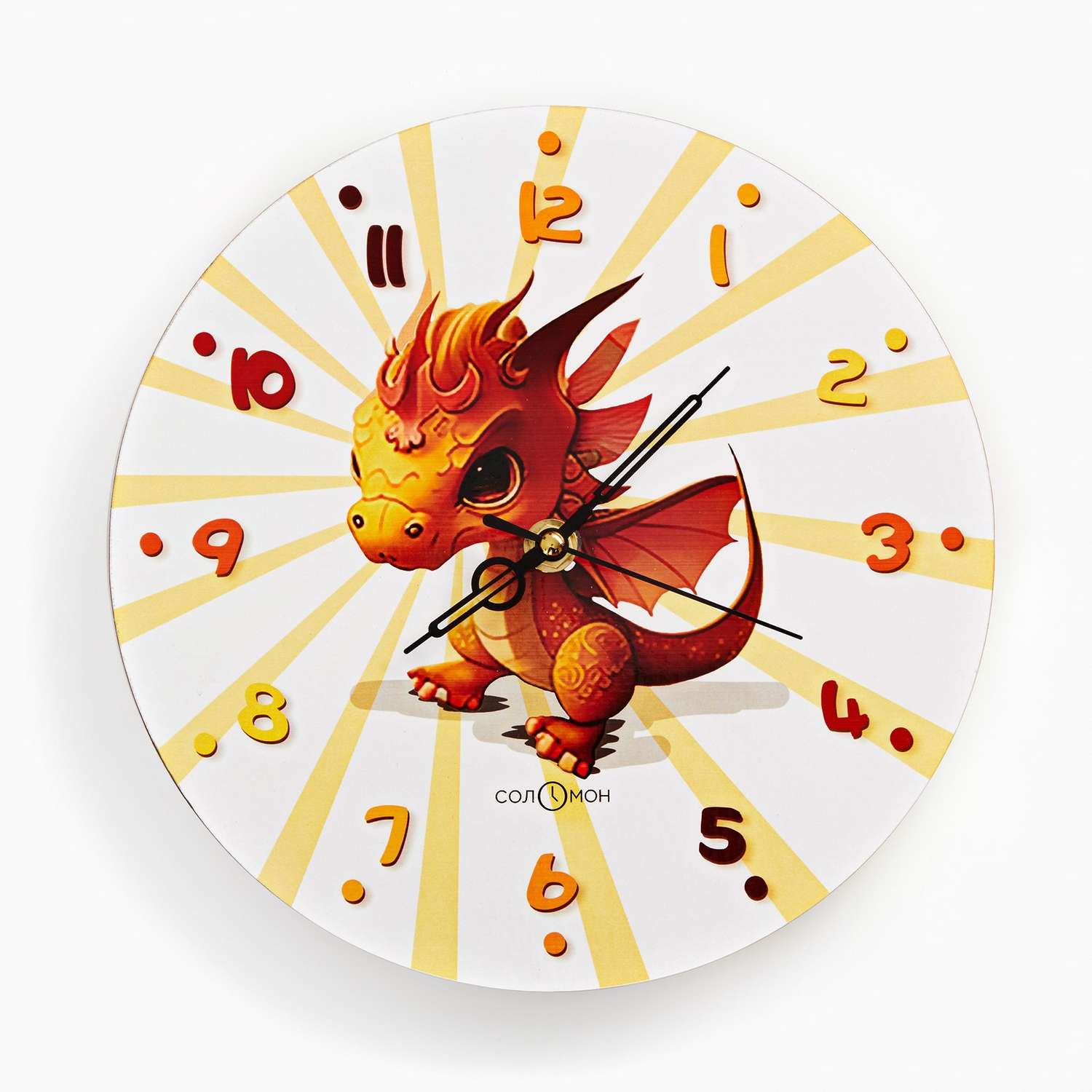 Часы настенные Соломон «Дракон» d-23.5 см - фото 4