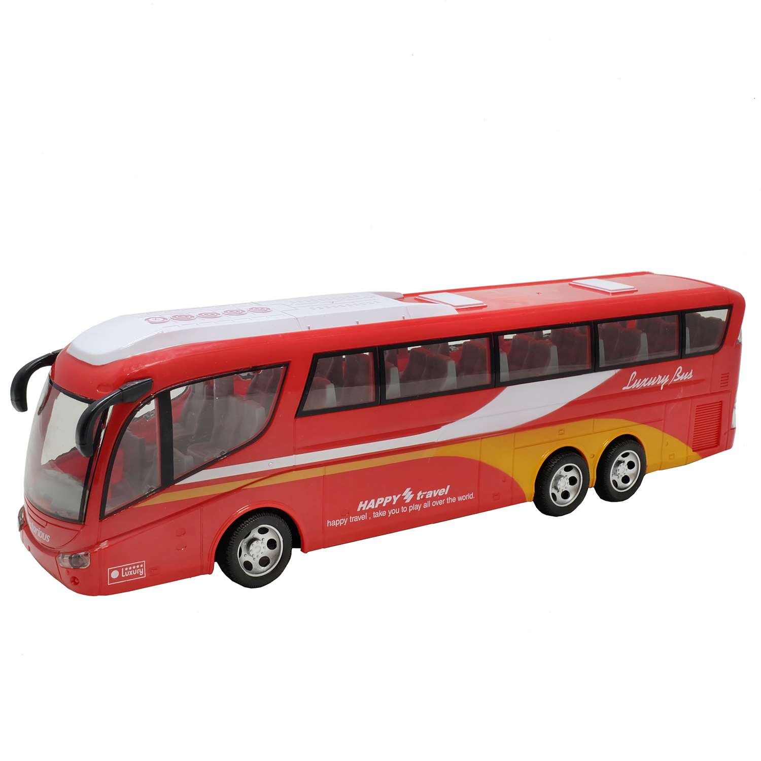 Автобус HK Industries РУ Красный 666-694A - фото 3