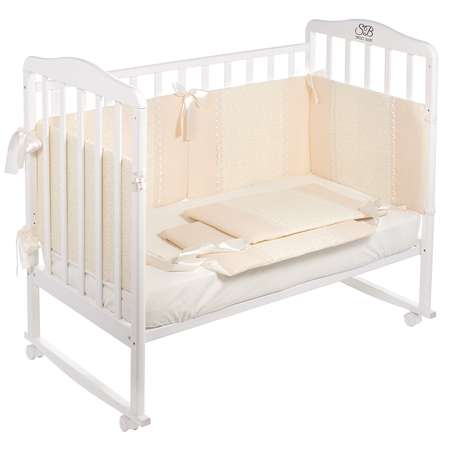 Бортики Sweet Baby Fiore 6частей Beige Бежевый