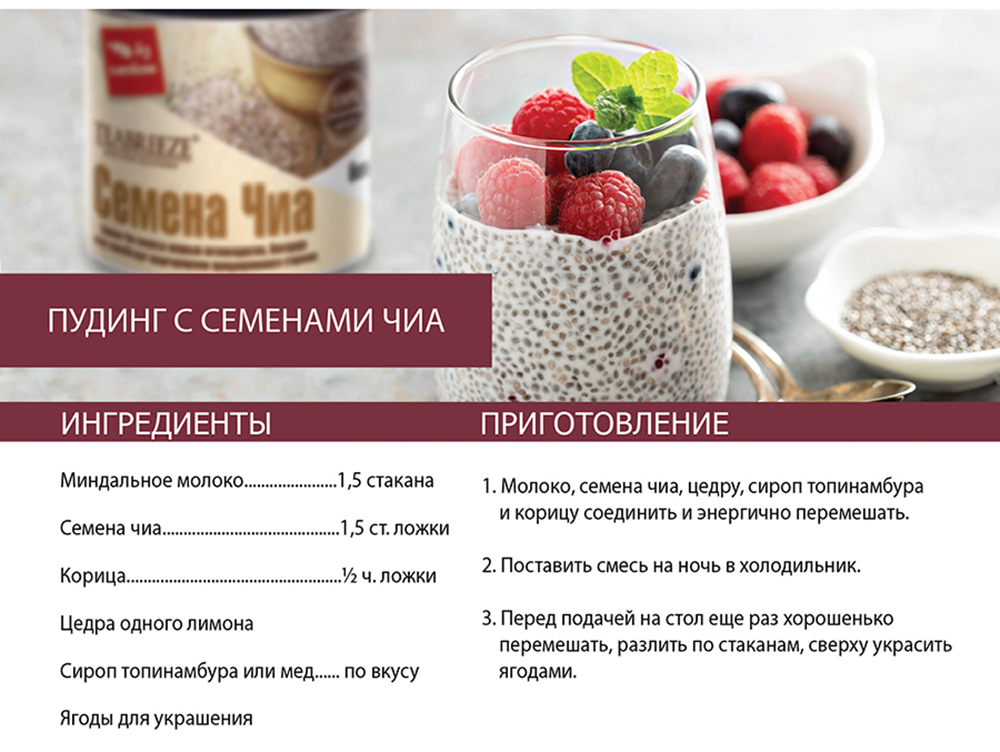 Семена Чиа черные TEABREEZE 350 г. - фото 7