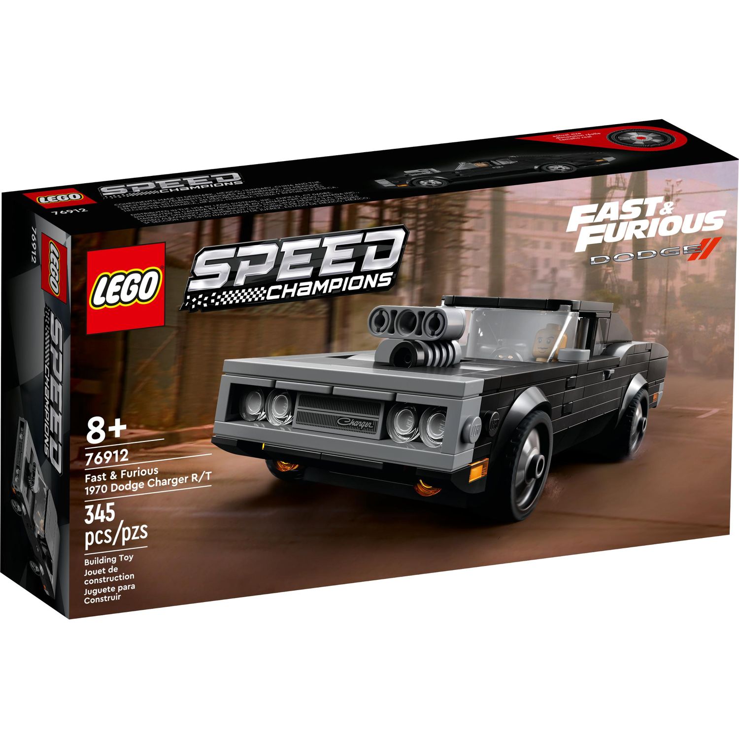 Конструктор LEGO Speed Champions Fast and Furious 1970 Dodge Charger R/T  76912 купить по цене 3299 ₽ в интернет-магазине Детский мир