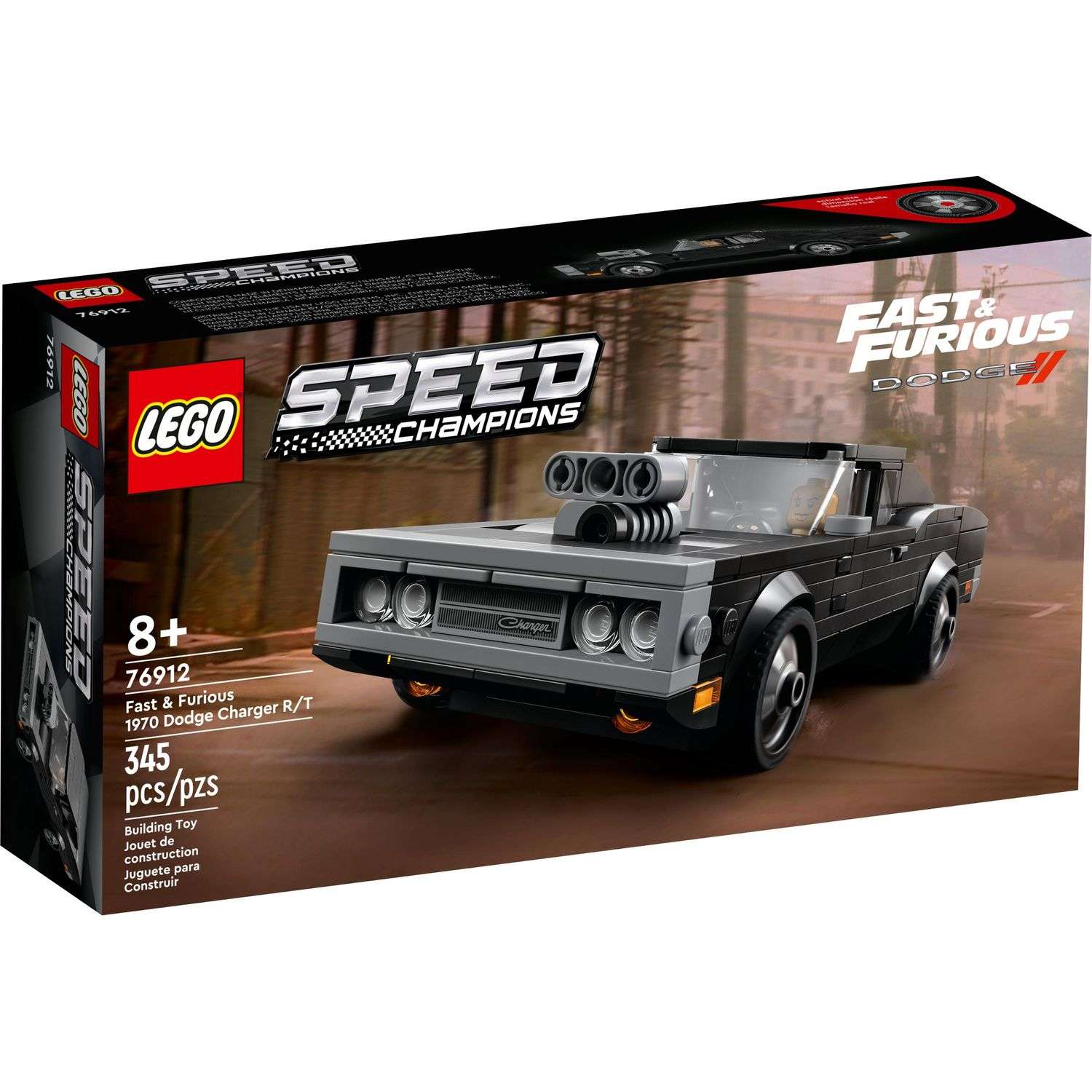 Конструктор LEGO Speed Champions Fast and Furious 1970 Dodge Charger R/T 76912 - фото 1