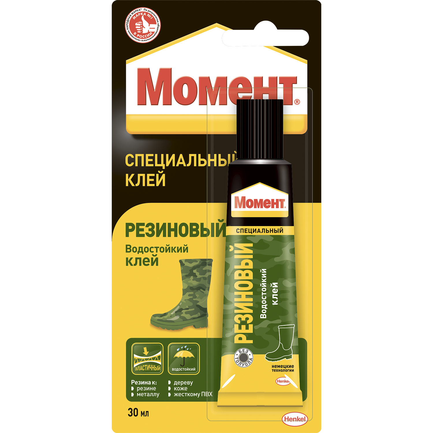 Клей HENKEL момент резиновый 30 мл - фото 1