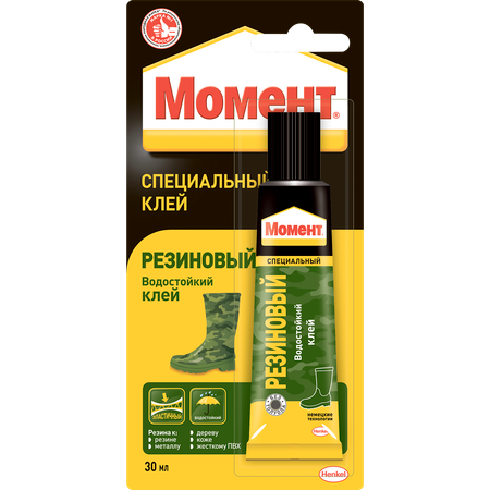 Клей HENKEL момент резиновый 30 мл