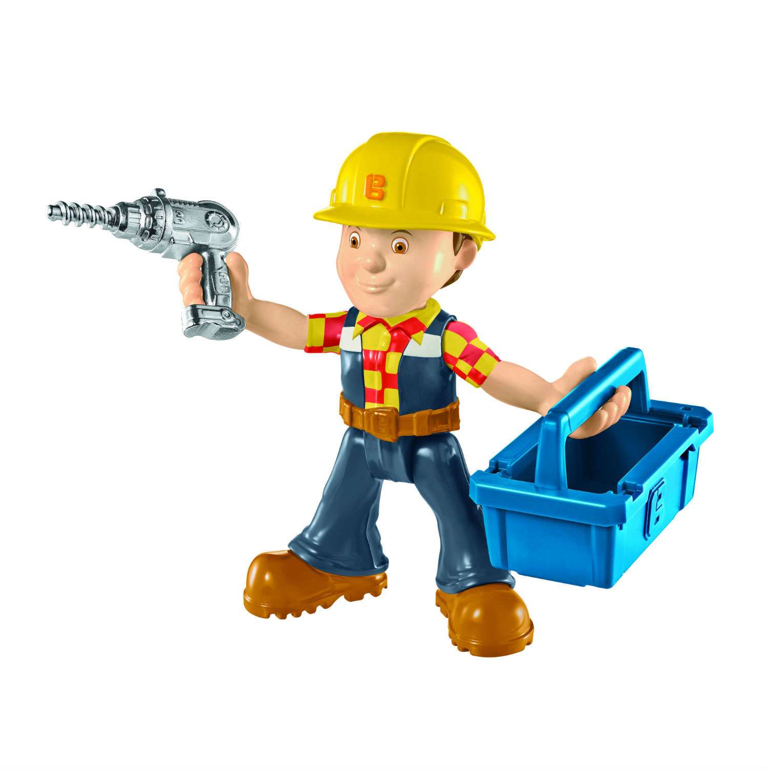 Литые мини-фигурки Bob the Builder с аксессуарами DHB06 - фото 1
