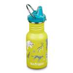 Детская бутылка Klean Kanteen Kid Classic Narrow Sippy 12oz Safari 355 мл