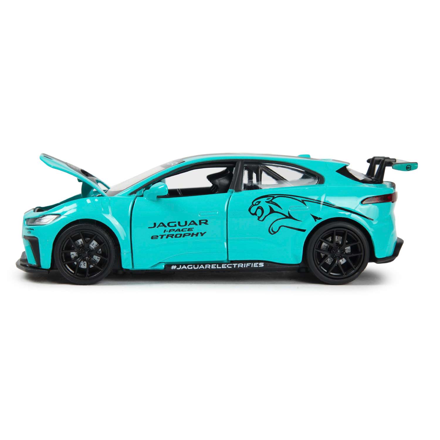 Автомобиль Mobicaro Jaguar I-Pace DTM 1:32 инерционный 664990(F) - фото 3